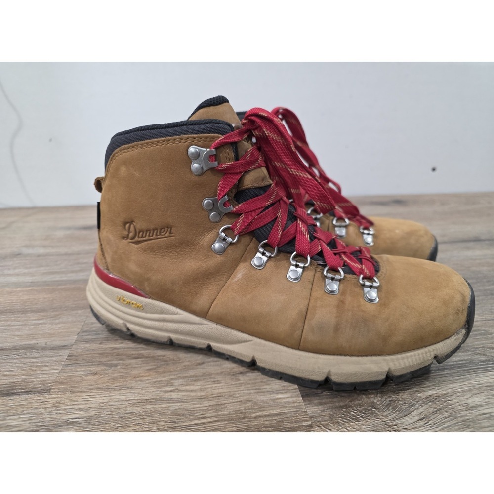Danner Mountain 600 4.5" Brown Red Waterproof Suede Hiking Boot Women's Size 9.5 - Picture 1 of 10